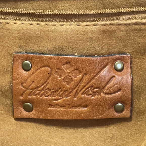 Vintage Patricia Nash brown leather shoulder bag - Picture 4 of 17